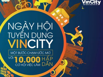 Ngày hội tuyển dụng Vincity với hàng ngàn chiến binh để chuẩn bị mở bán Vincity quận 9 của tập đoàn Vingroup.