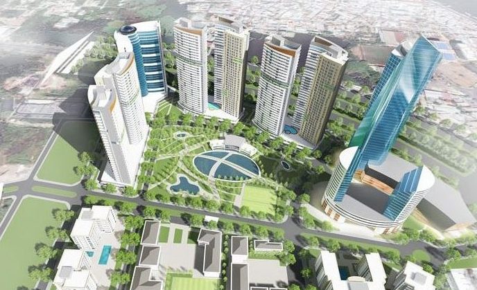 dự án Eco Green Sài Gòn quận 7 mặt tiền đại lộ Nguyễn Văn Linh, P. Tân Thuận Tây, Quận 7.