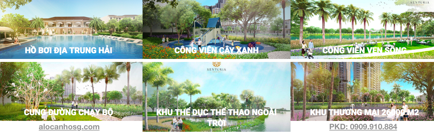 Tiện ích dự án Senturia Nam Sai Gon