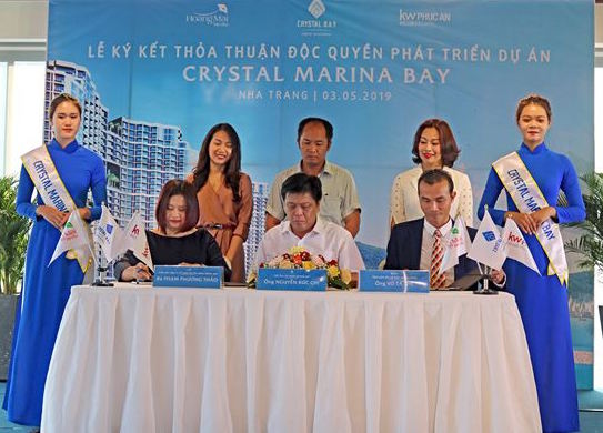 Crystal Bay ký kết công bố đơn vị phát triển dự án Crystal Marina Bay Nha Trang