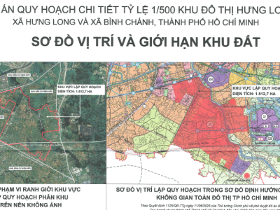 Quy hoạch Khu đô thị Đại học Hưng Long (Vinhomes Hưng Long / Vinhomes Bình Chánh)