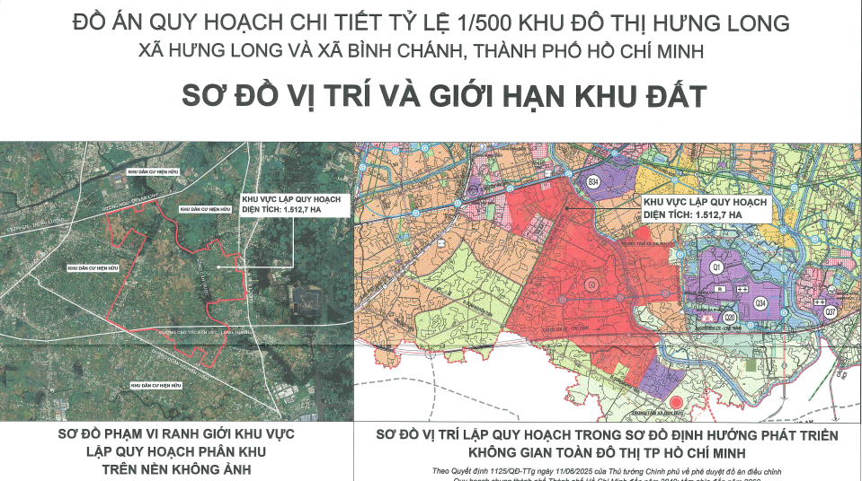 Quy hoạch Khu đô thị Đại học Hưng Long (Vinhomes Hưng Long / Vinhomes Bình Chánh)