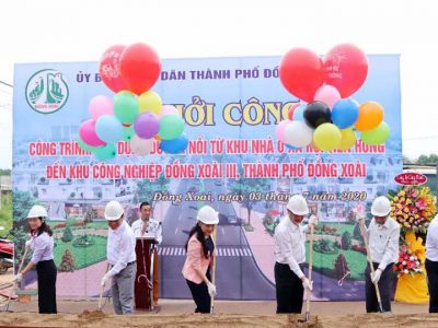 thi công đường Trường Chinh - TP. Đồng Xoài, Bình Phước