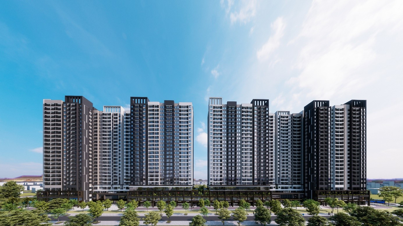 tổ hợp shophouse và căn hộ The Emerald Garden View