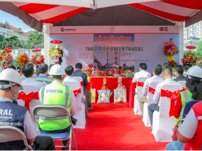 xây dựng Thảo Điền Green Towers