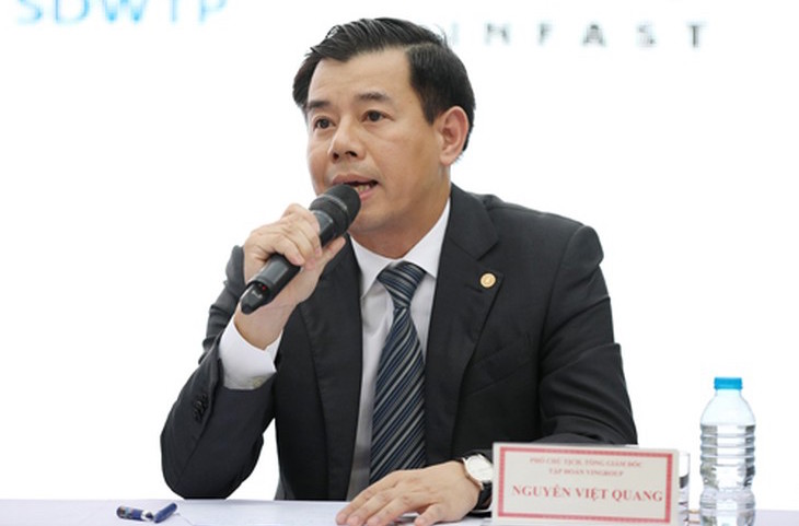 Nguyễn Việt Quang - Phó Phó Chủ tịch HĐQT kiêm Tổng Giám đốc Vingroup