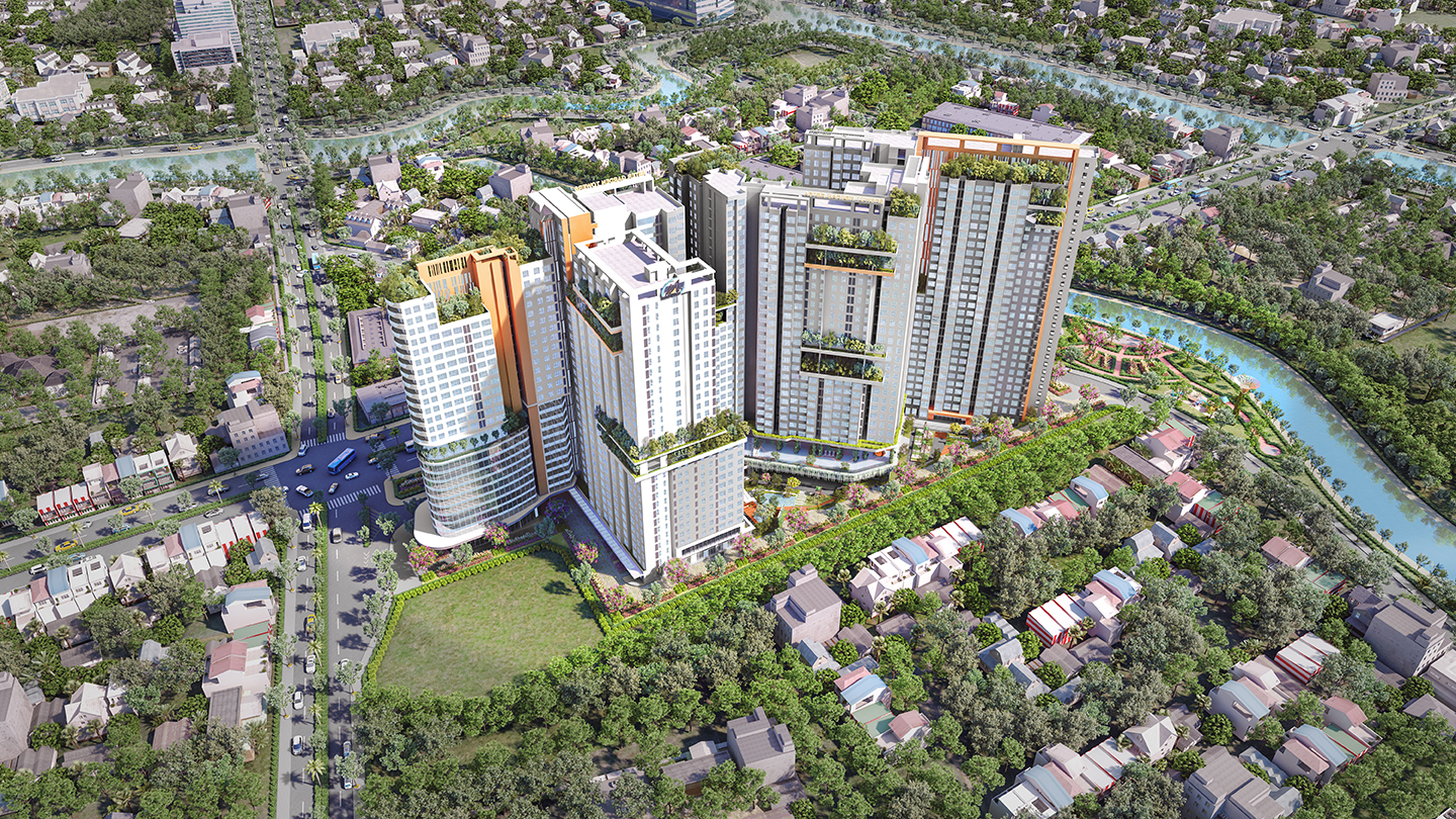 Aster Garden Towers tại Thuận An, Bình Dương.