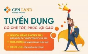 Cen Land tuyển dụng nvkd