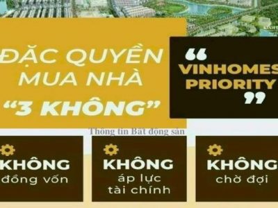 Vinhomes Priority (mua nhà 0 đồng vốn)