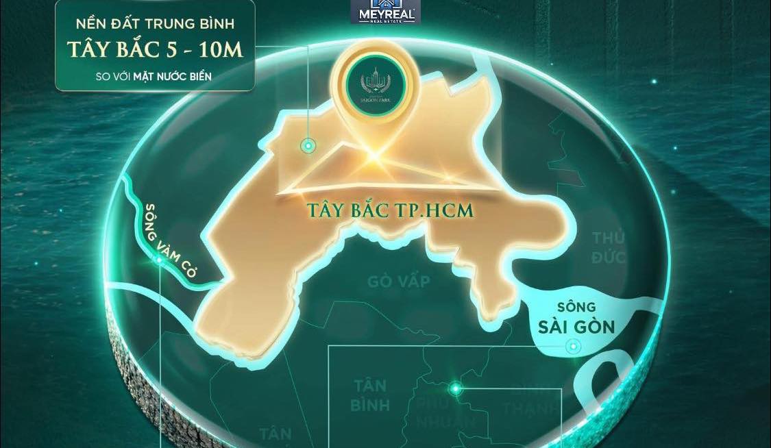 Thế đất phong thuỷ Vinhomes Saigon Park 