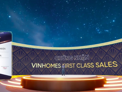 Chứng nhận Vinhomes First Class Sales