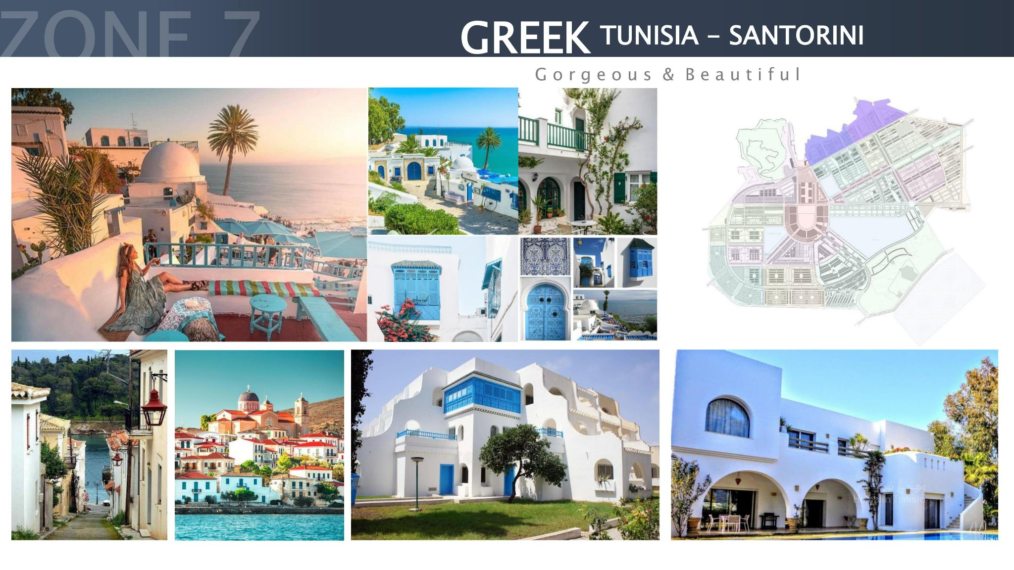 Kiến trúc Greek (Tunisia – Santorini)