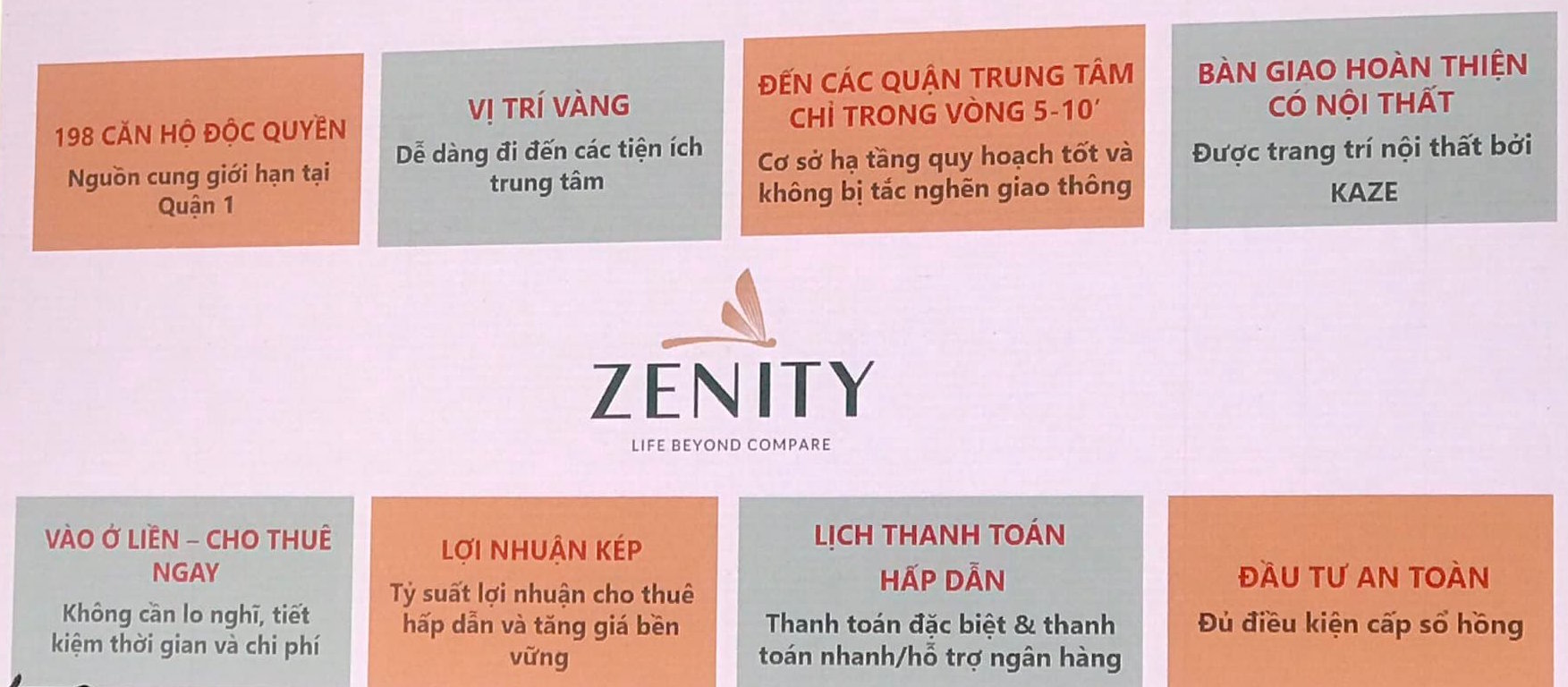 Những lý do nên mua căn hộ Zenity Capitaland