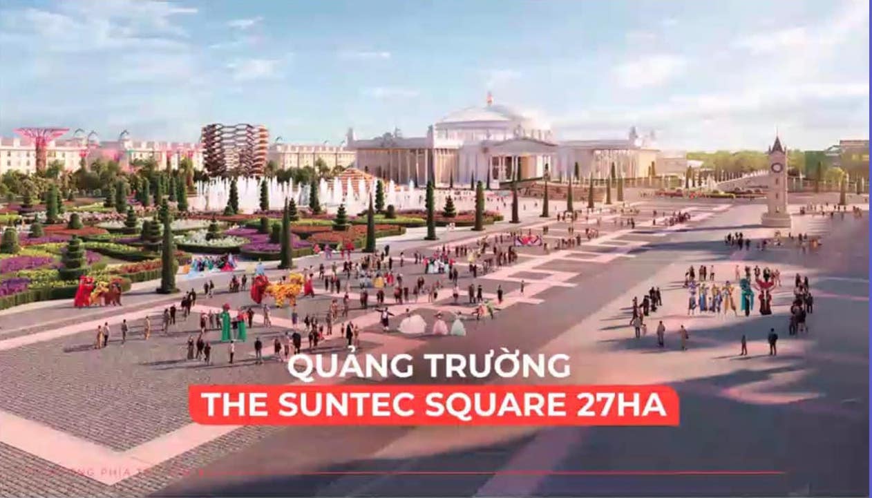 hình ảnh quảng trường suntec city