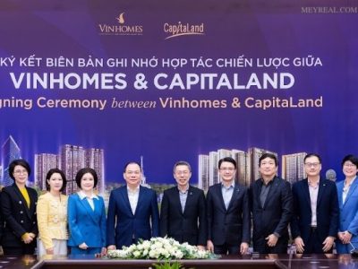 Vinhomes bắt tay Capitaland hợp tác chiến lược toàn diện