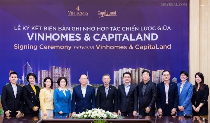 Vinhomes bắt tay Capitaland hợp tác chiến lược toàn diện