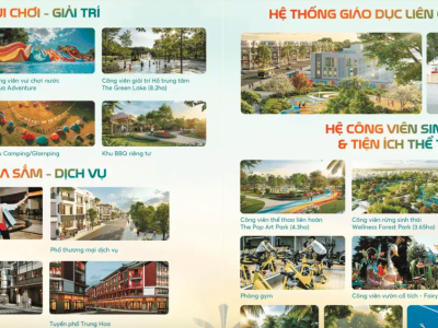 hệ thống tiện ích vinhomes green city