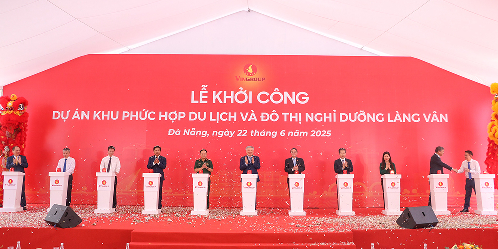 Khởi công dự án Vingroup (VinPearl & Vinhomes) Làng Vân. thông tin tiến độ